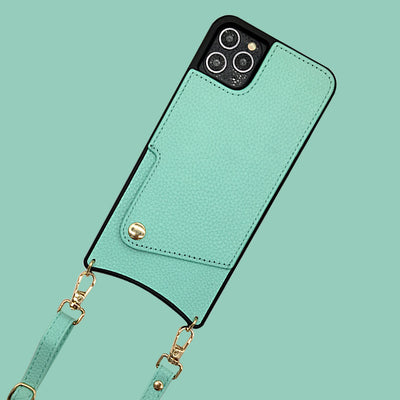 Funda Diagonal para Celular con Bolsillos de Tarjeta y Correa - Image 30