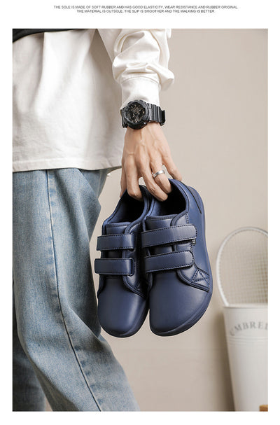 Zapatos Casuales de Cuero Ancho con Velcro para Hombre y Mujer Talla Grande - Image 24