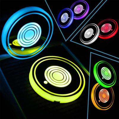 Portavasos LED para Auto con Carga USB y Base Antiderrame - Image 8