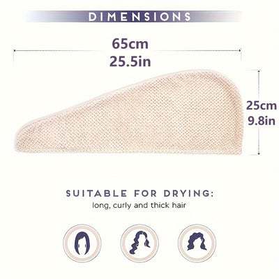 Toalla Secadora de Cabello Coral Piña - Absorbente Rápida - Image 21