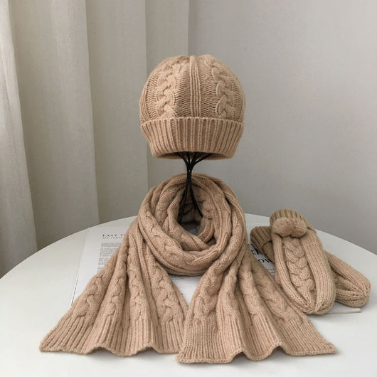 Gorros de Lana Cálidos para Padres e Hijos - Image 22