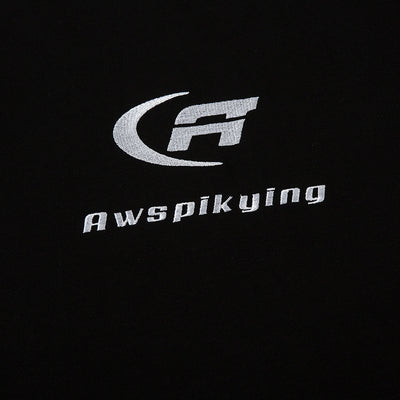 Camiseta Manga Larga con Bordado de Letras para Hombre - Image 3