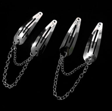 Cadena de Pasador Tipo Relojería Negro Elegante - Image 5