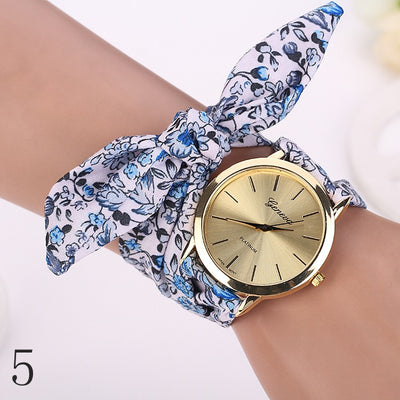 Reloj de Pulsera Garden Flower para Mujer con Correa de Tela - Image 5