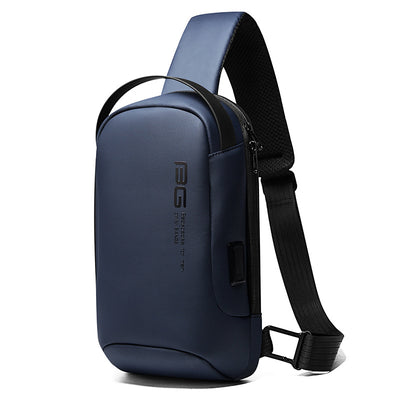 Bolsa Mensajero Casual de Pecho para Hombre - Diseño Asimétrico Profesional - Image 10