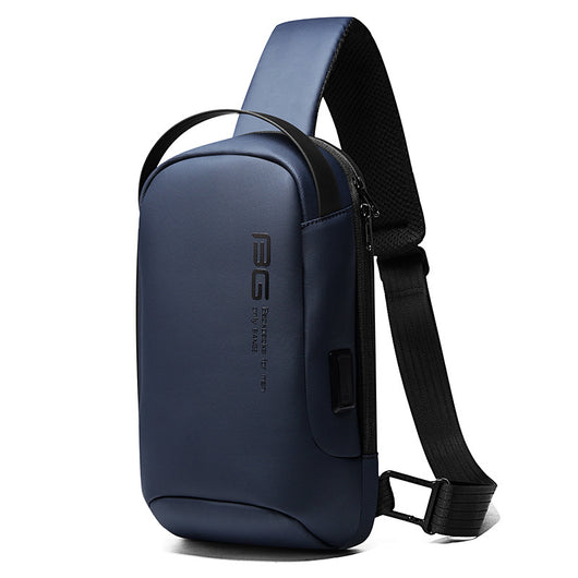 Bolsa Mensajero Casual de Pecho para Hombre - Diseño Asimétrico Profesional - Image 10