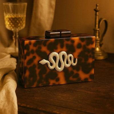 Clutch Estampado Leopardo en Acrílico - Image 10