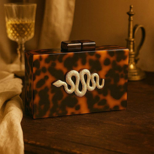 Clutch Estampado Leopardo en Acrílico - Image 10