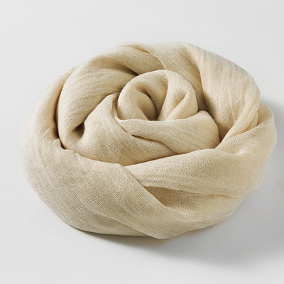 Pañuelo Artístico de Algodón y Lino - Colores Sólidos Elegantes - Image 50