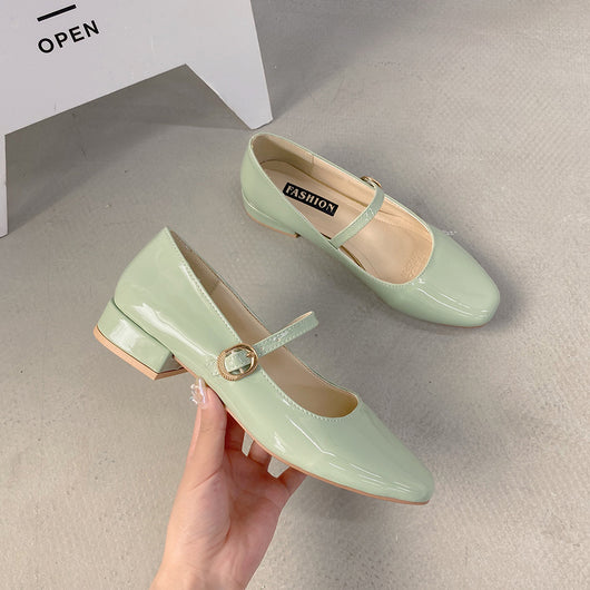 Zapatos de Tacón Cuadrado Grueso para Mujer - Image 48
