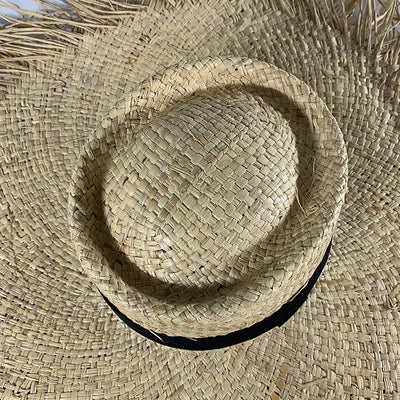 Sombrero de Paja con Ala Ancha para Mujer - Image 10