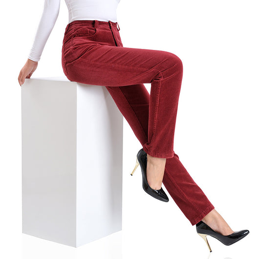 Pantalones de Pana Rectos Elásticos - Comodidad Casual en Algodón - Image 11
