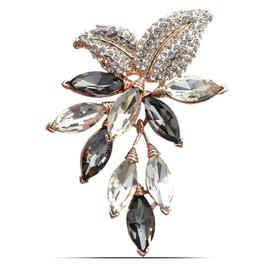 Broche de Cristal Austriaco Brillante con Diamantes Completos - Image 6