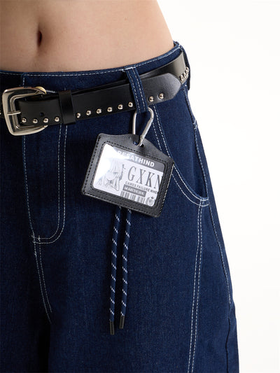 Jeans Retro Hot Girl con Efecto Plisado - Image 11