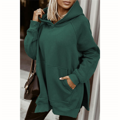 Sudadera con Capucha y Abertura Lateral para Mujer - Image 3