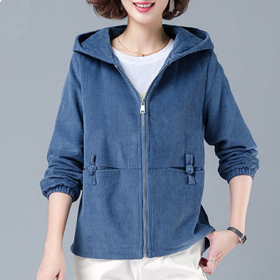 Chaqueta de Pana para Mujer Otoño Invierno - Estilo Casual Versátil - Image 5