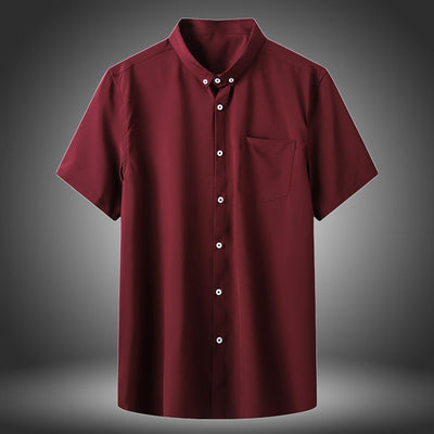 Camisa de Manga Corta Talla Grande Plus Size - Image 9