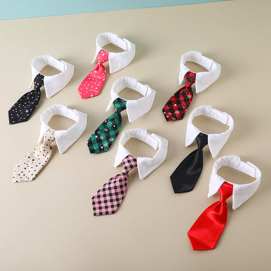Babero Elegante para Mascotas Estilo Gentleman con Toalla Absorbente - Image 5