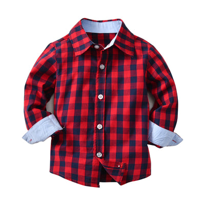 Conjunto de 5 Piezas: Camisa a Cuadros y Pantalón para Niño - Image 11