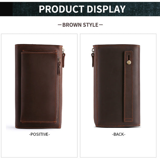Billetera Móvil de Cuero Premium Capacidad Grande - Image 7