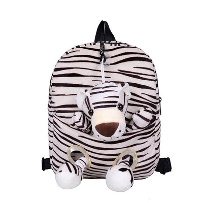 Mochila Infantil Peluche Lindas Caricaturas con Doble Tirante para Preescolar - Image 8