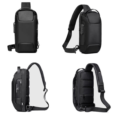 Bolsa Cruzada Antirrobo para Hombre - Mochila Mensajero de Seguridad - Image 4