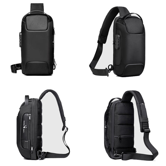 Bolsa Cruzada Antirrobo para Hombre - Mochila Mensajero de Seguridad - Image 4