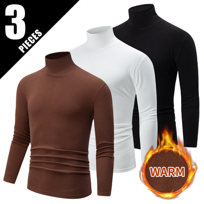 Polera Térmica de Cuello Alto para Hombre - Abrigo Versátil de Invierno - Image 12