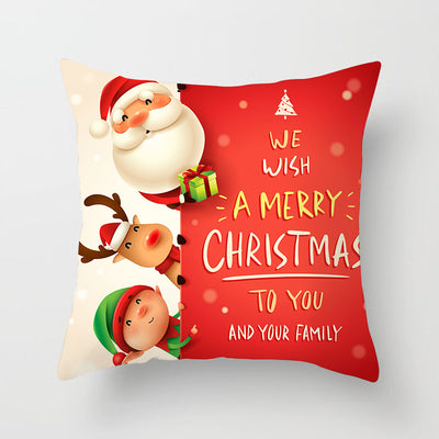 Funda de Almohada Navideña con Diseño de Muñeco de Nieve - Image 7