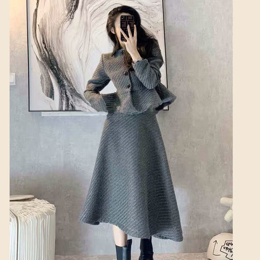 Traje Vestido de Lana con Fragancia Delicada para Mujer - Image 2