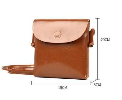 Bolso Mensajero de Cuero Suave para Mujer - Estilo Contemporáneo - Image 9