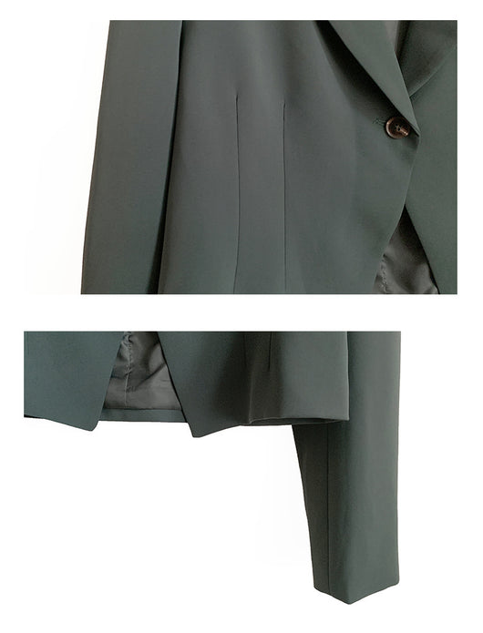 Blazer Cuello V con Hebilla Ajustable - Image 13
