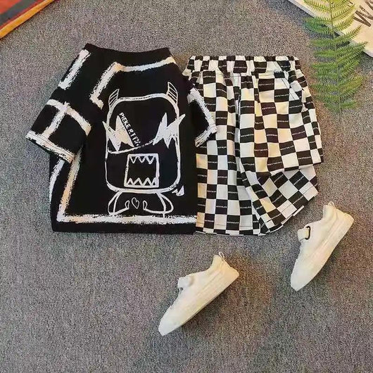 Conjunto Infantil de Verano: Playera y Shorts Ligeros de Moda - Image 2