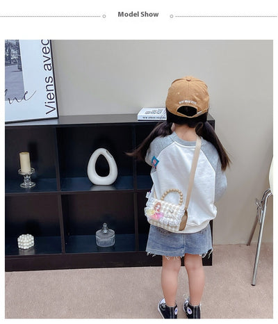 Bolso Crossbody Cuadros Marrones con Detalle Pearl - Image 28