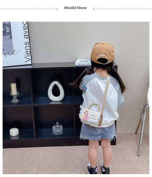 Bolso Crossbody Cuadros Marrones con Detalle Pearl - Image 28