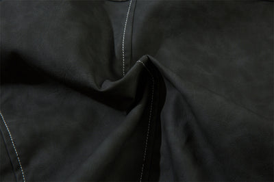 Chaqueta de Cuero PU Punk Desgastada para Hombre - Image 20