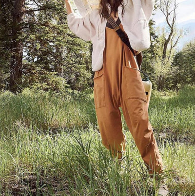 Jumpsuit Elegante de Mujer Cuello V con Bolsillos - Image 16