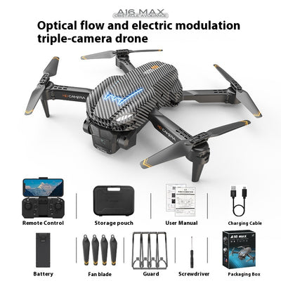 Dron Profesional con Tres Cámaras y Posicionamiento por Flujo Óptico - Image 8