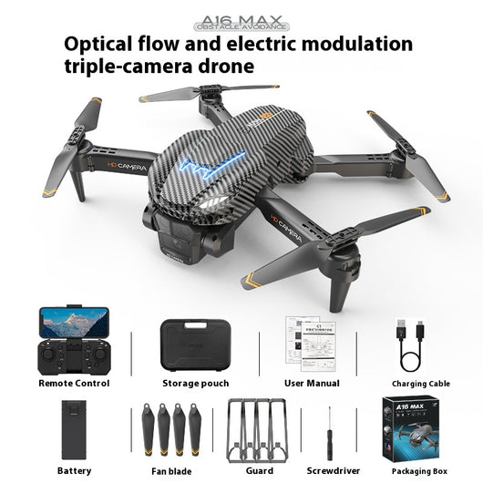 Dron Profesional con Tres Cámaras y Posicionamiento por Flujo Óptico - Image 8