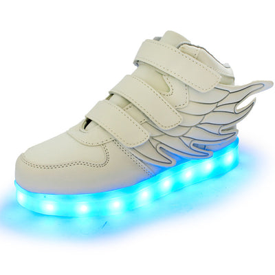 Zapatos LED Infantiles con Alas Luminosas y Carga USB - Image 3