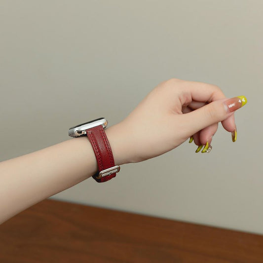Correa de Cuero Genuino para Apple Watch