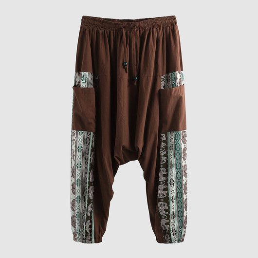 Pantalones Casuales Holgados con Estampado Degradado para Hombre - Image 7