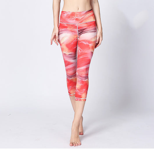 Pantalones de Yoga Cintura Alta con Estampado Digital - Image 14