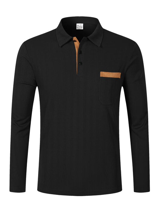 Polo Deportivo Manga Larga con Solapa para Hombre - Image 10