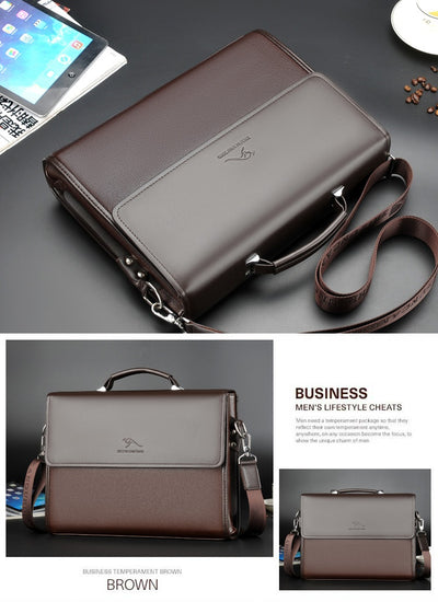 Maletín Ejecutivo Crossbody para Hombre - Bolsa de Negocios Premium - Image 17