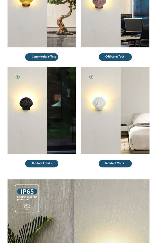 Lámpara LED de Pared Exterior Impermeable para Jardín Diseño Creativo - Image 16