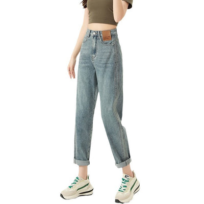Jeans Talle Alto Rectos Harem para Mujer - Image 12