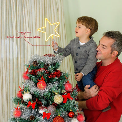Luz Estrella 3D Luminosa para Árbol de Navidad - Image 12