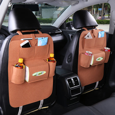 Organizador Multifuncional para Auto con Mesa Plegable y Cuero PU - Image 11