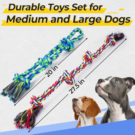 Juguete de Cuerda Resistente para Perros Agresivos - Tira y Afloja Duradero - Image 2
